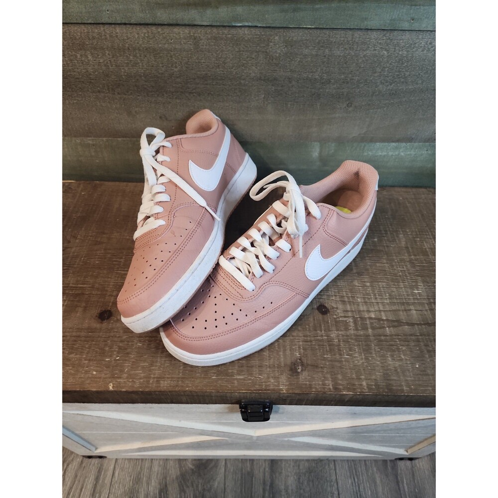 Nike Court Vision Low Next Nature "Rose Whisper" Pink/White - Women's Size 9.5